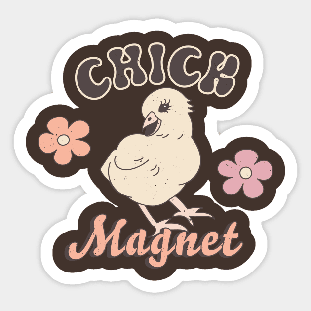 Easter Chick Magnet Sticker by Annelie